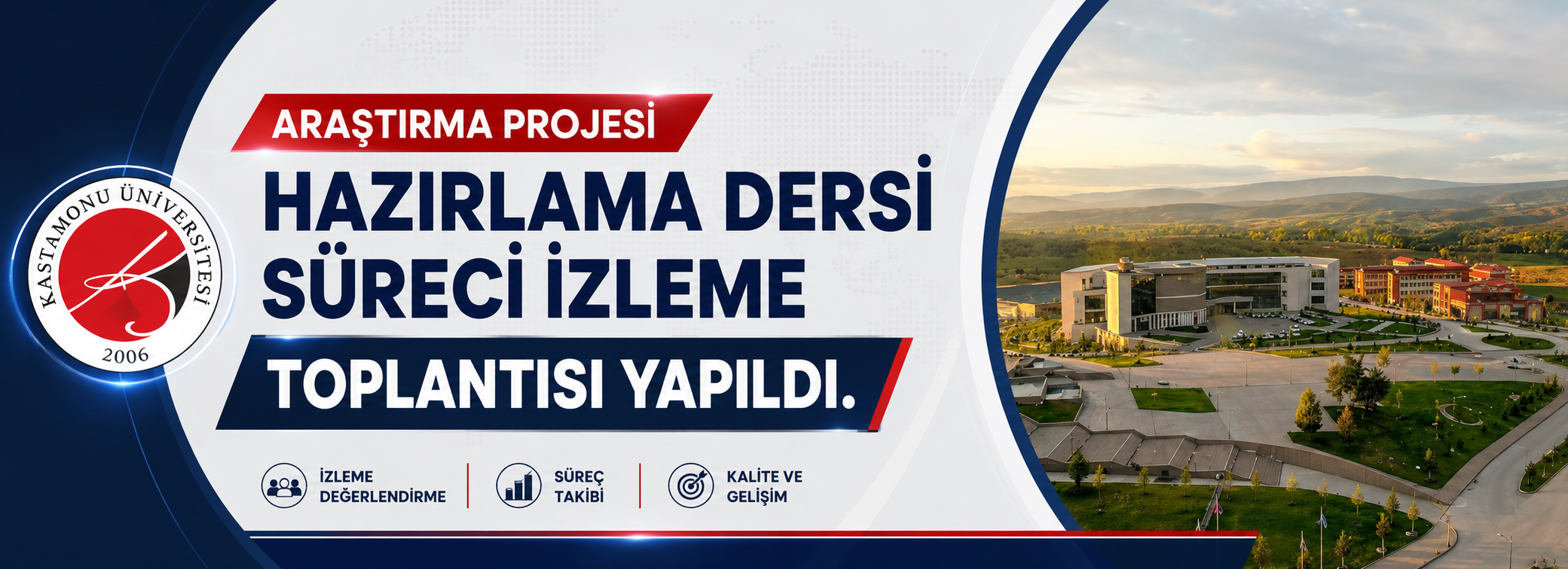 ARAŞTIRMA PROJESİ HAZIRLAMA DERSİ SÜRECİ İZLEME TOPLANTISI YAPILDI.