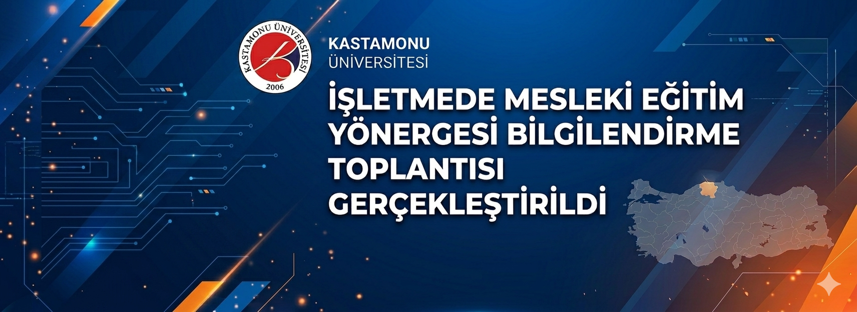 Kastamonu Üniversitesi İşletmede Mesleki Eğitim Yönergesi Bilgilendirme Toplantısı Gerçekleştirildi