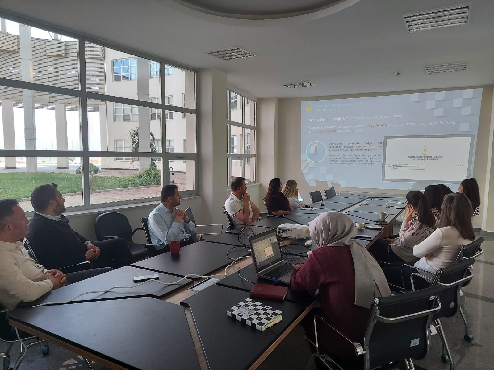 Birim Personelimize Resmi Yazışma Kuralları Eğitimi Verildi