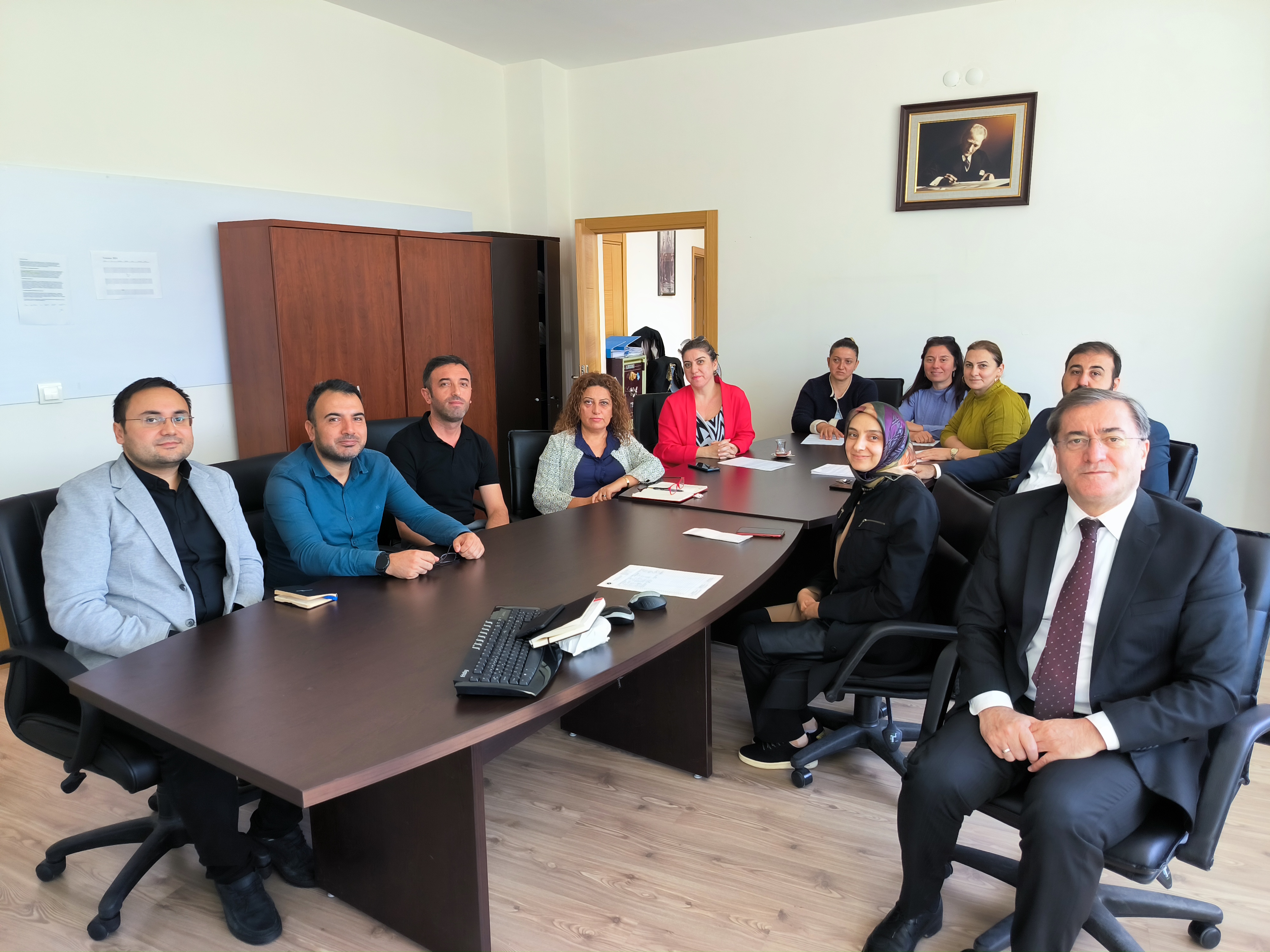 REKTÖR YARDIMCIMIZ PROF. DR. MEHMET ATALAN BAŞKANLIĞIMIZI ZİYARET ETTİ