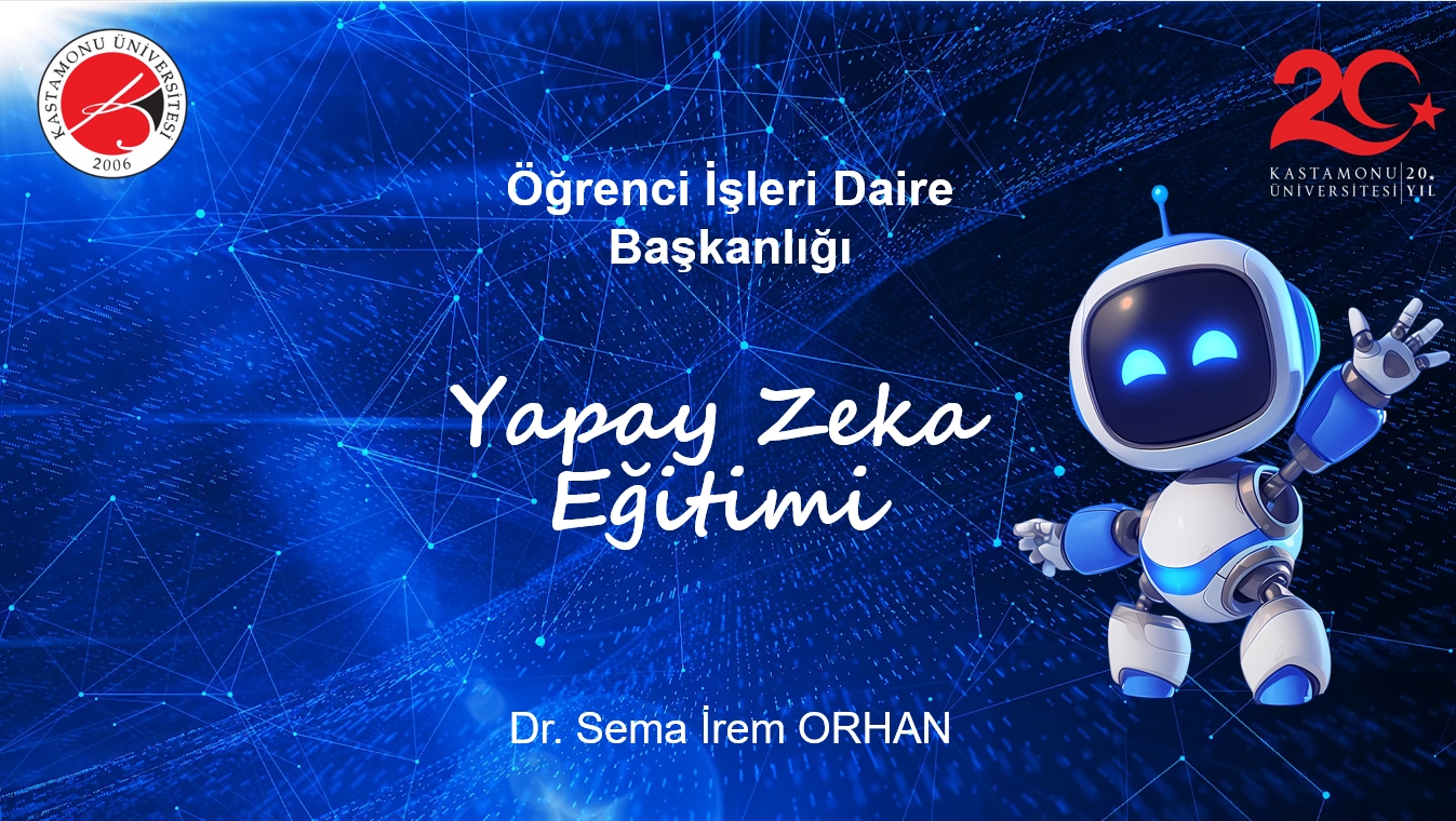 Birimimizde Yapay Zeka Eğitimi Gerçekleştirildi